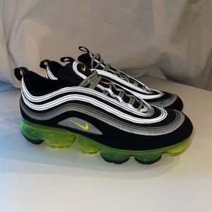 Green and Black reflective Nike AIRMAX 97